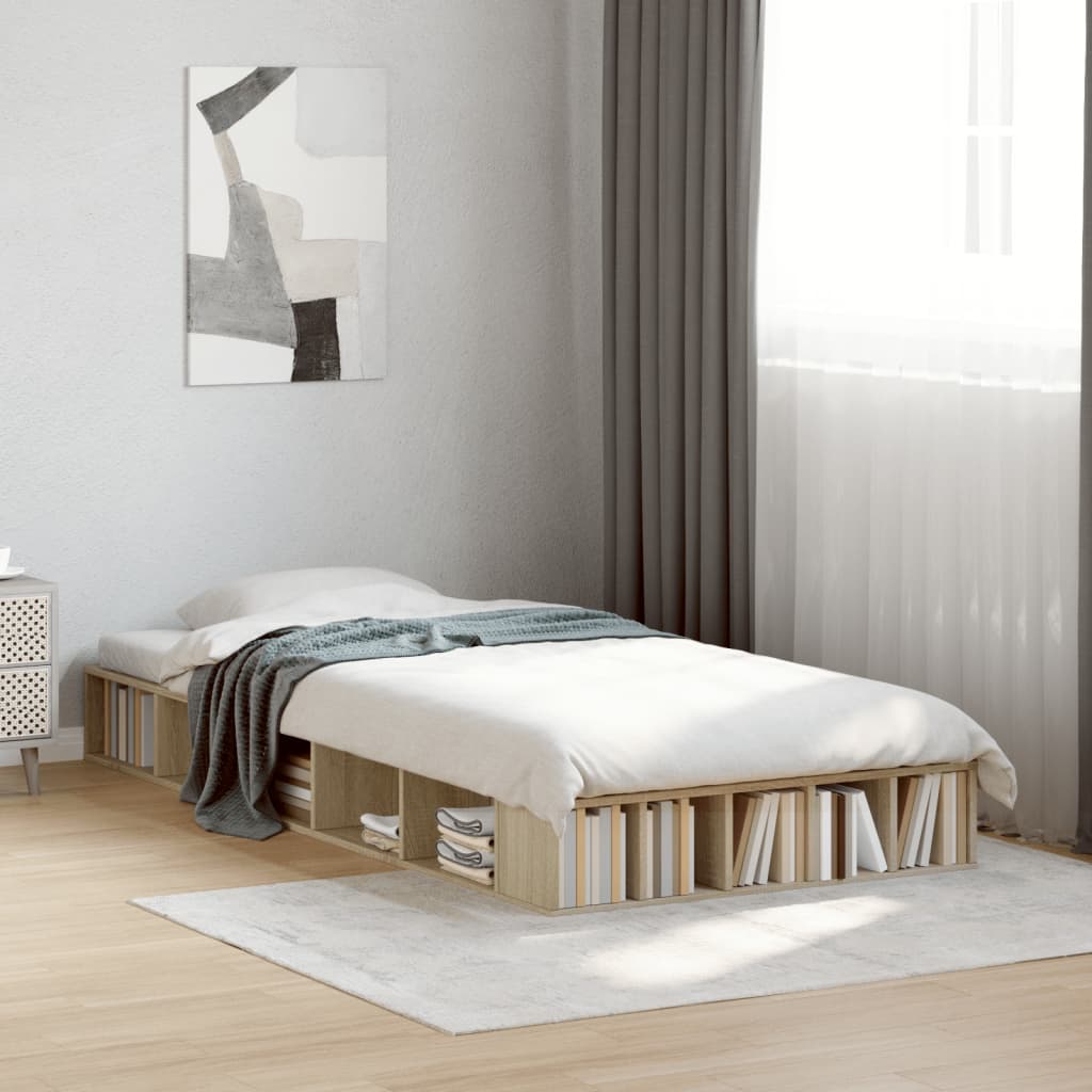 Bettgestell Weiß 200x200 cm Holzwerkstoff