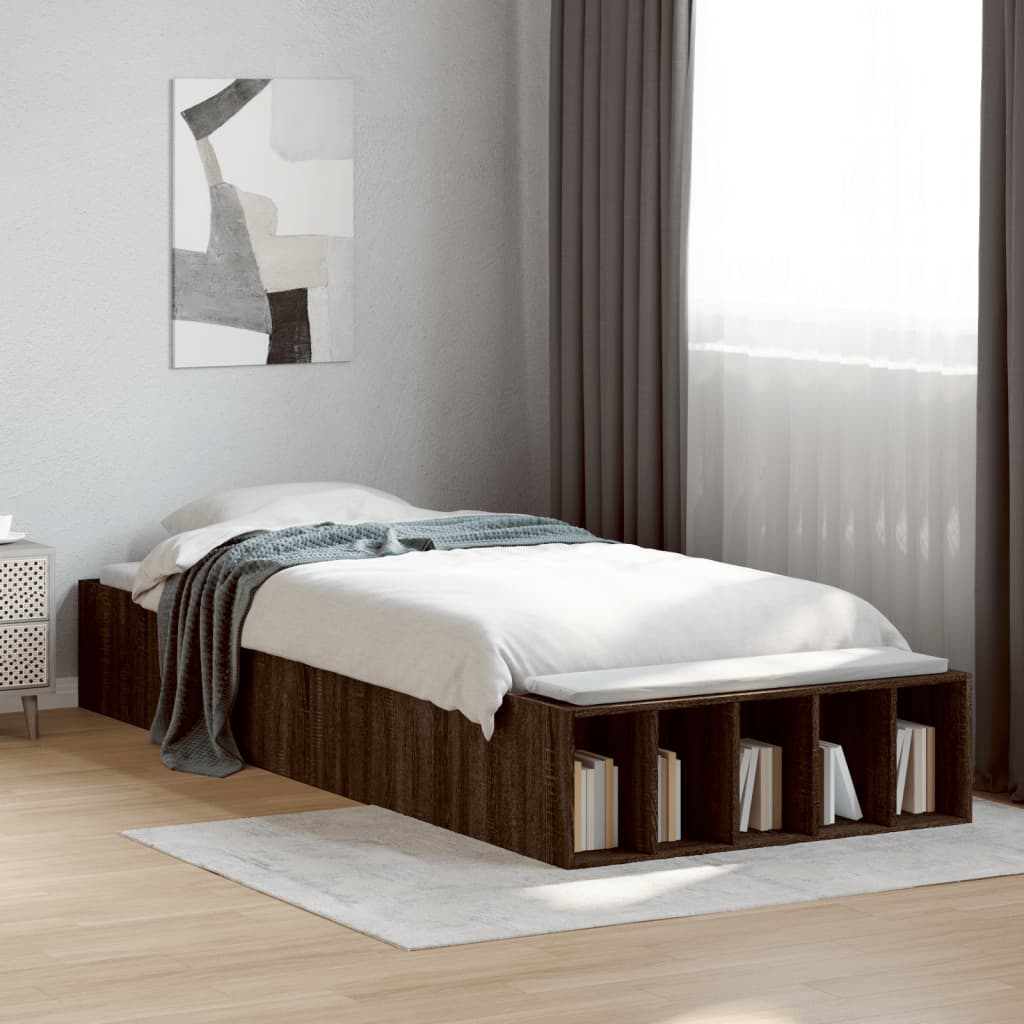 Bettgestell Weiß 200x200 cm Holzwerkstoff