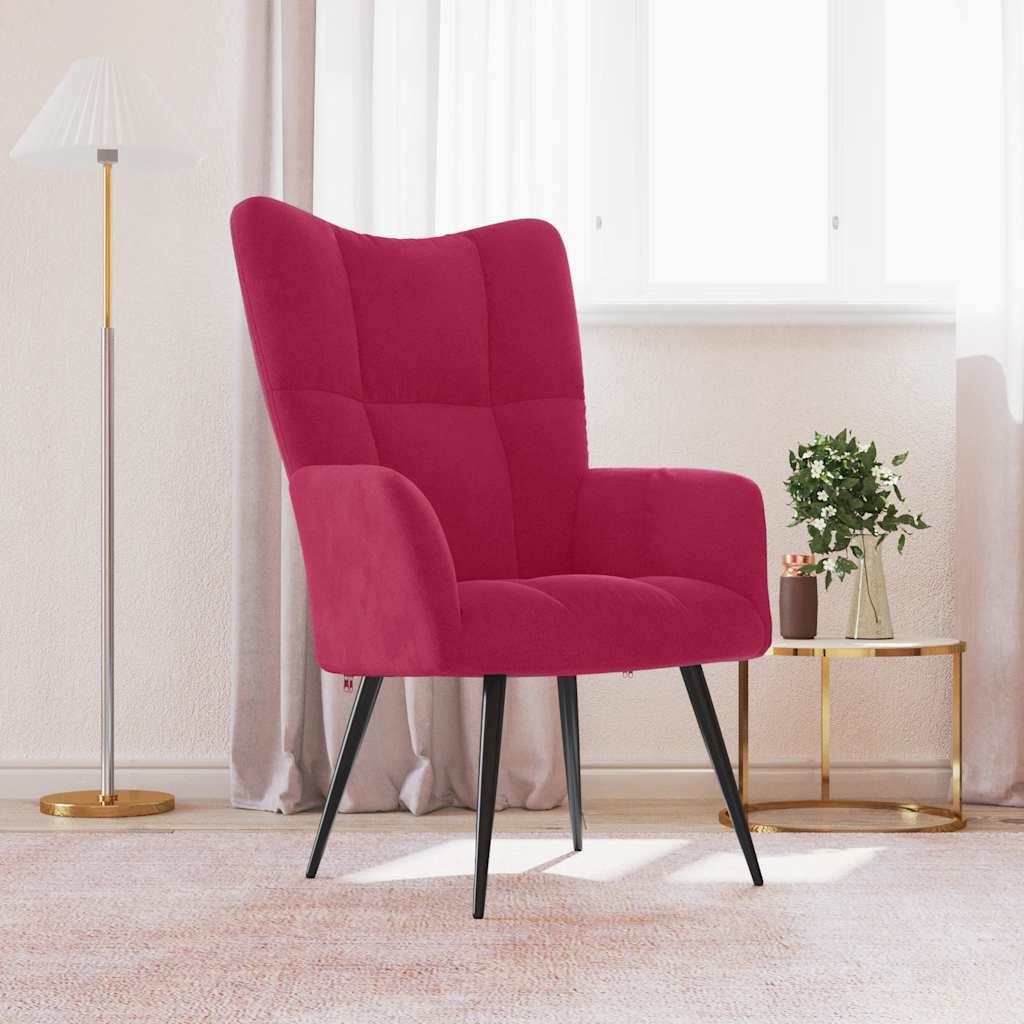 vidaXL Relaxsessel Hellgrau Samt