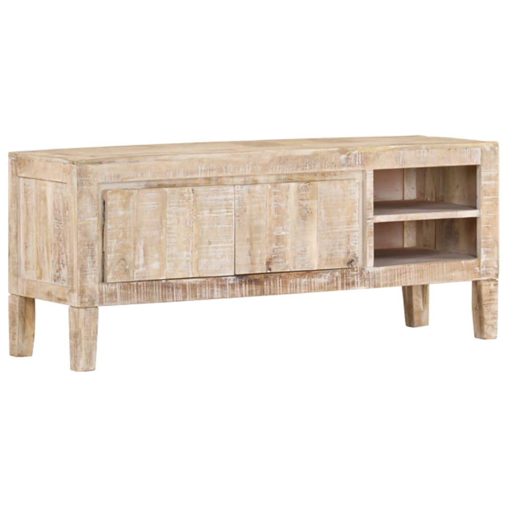 vidaXL TV-Schrank 110x35x46 cm Massivholz Mango