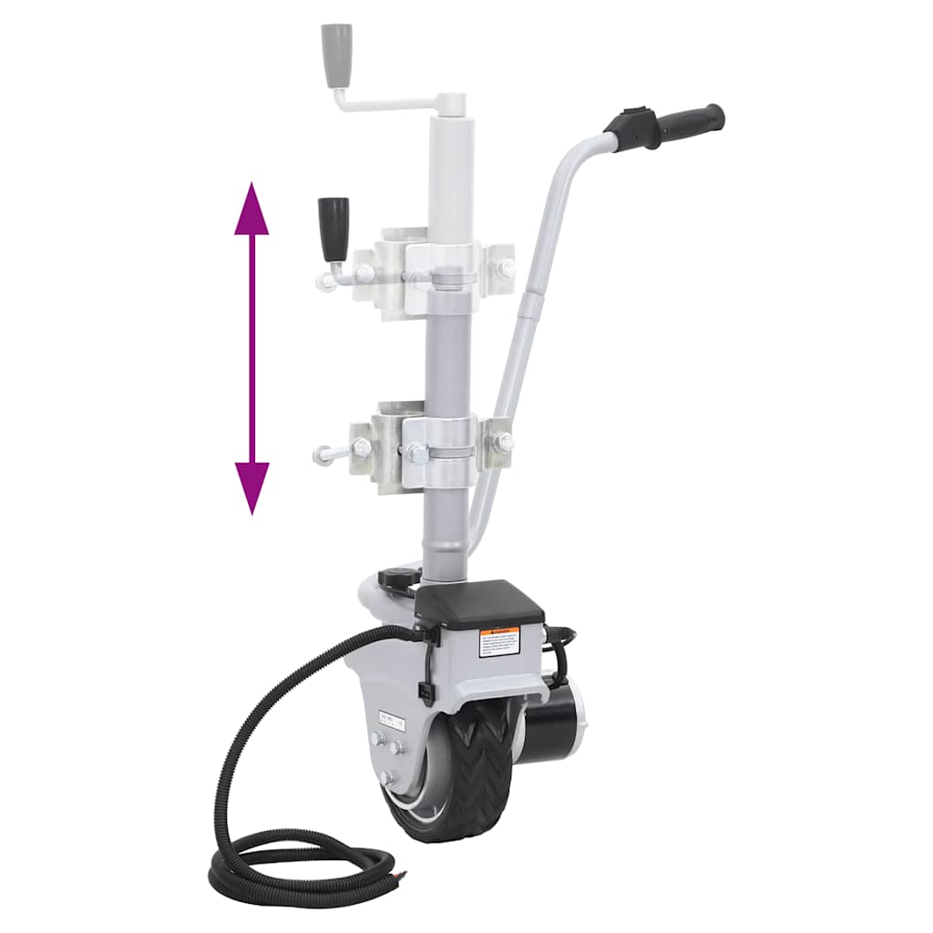 vidaXL Stützrad Motorisiert Aluminium 12V 350W