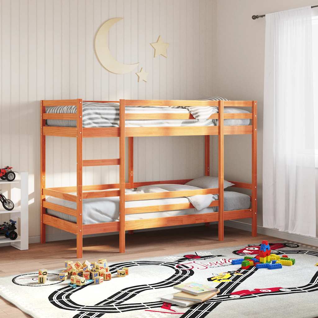 Etagenbett 80x200 cm Massivholz Kiefer