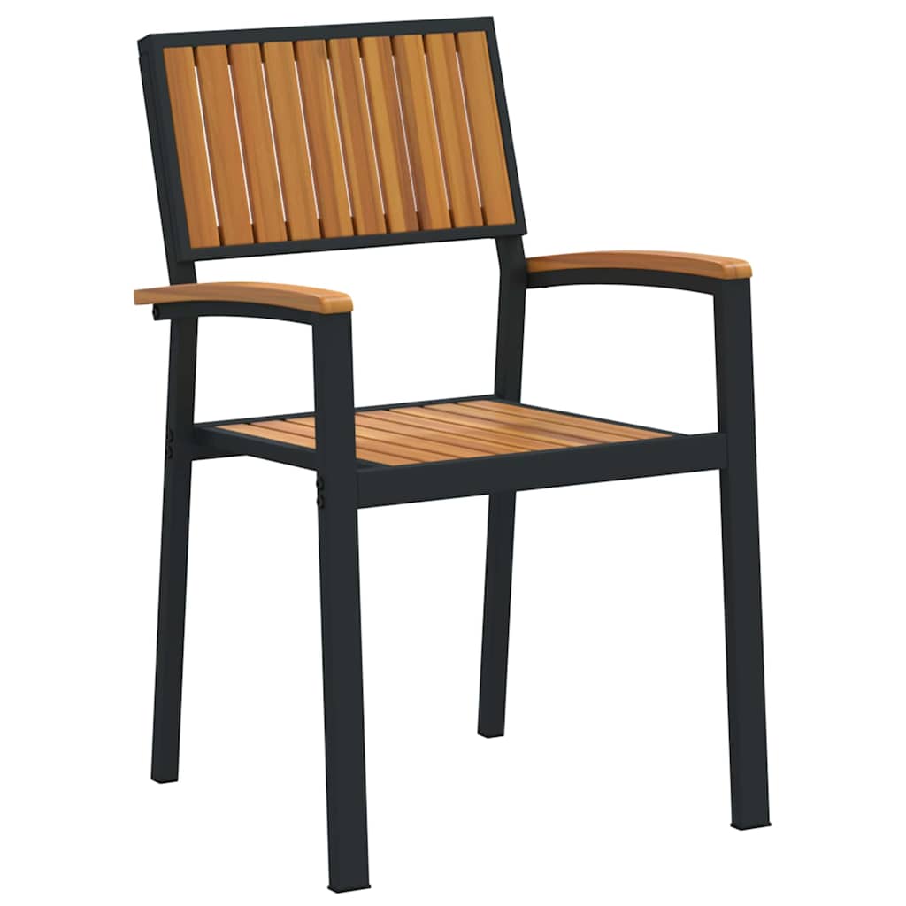 Stapelstuhl 6 pcs Braun 56 x 57 x 87 cm Massivholz Akazie