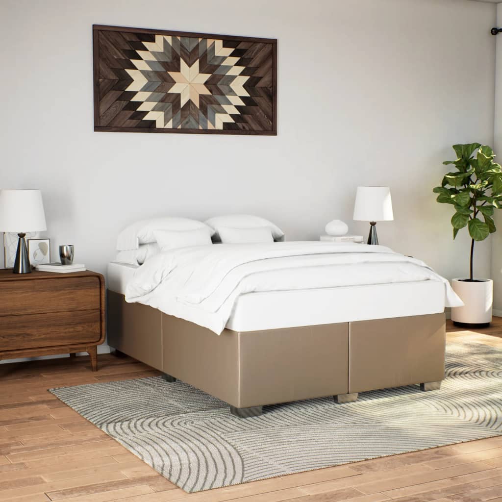 Bettgestell Schwarz 80x200 cm Kunstleder