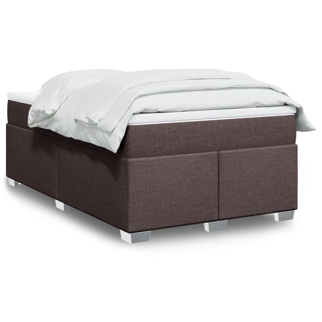Boxspringbett mit Matratze Hellgrau 80x200 cm Stoff