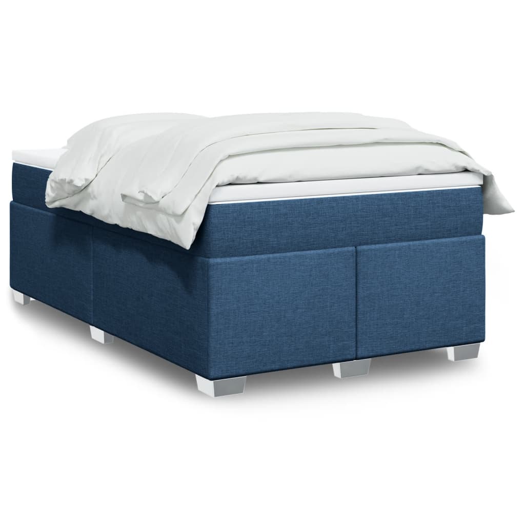 Boxspringbett mit Matratze Hellgrau 80x200 cm Stoff