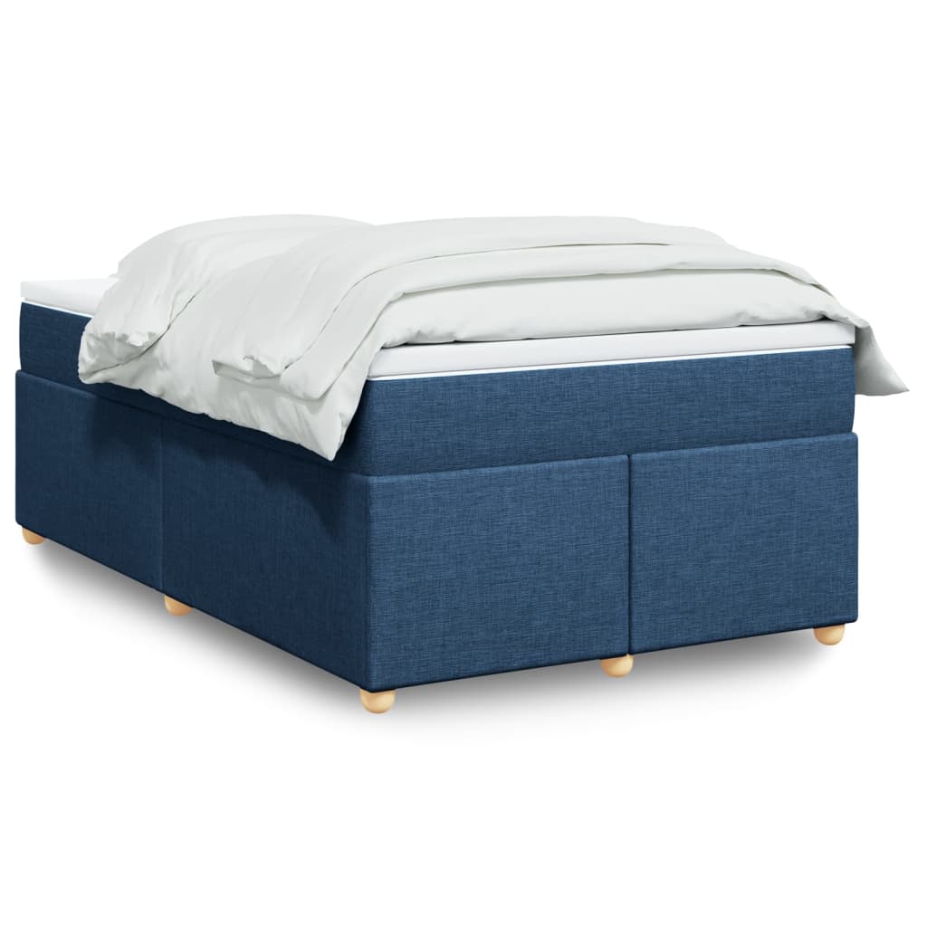 Boxspringbett mit Matratze Hellgrau 80x200 cm Stoff