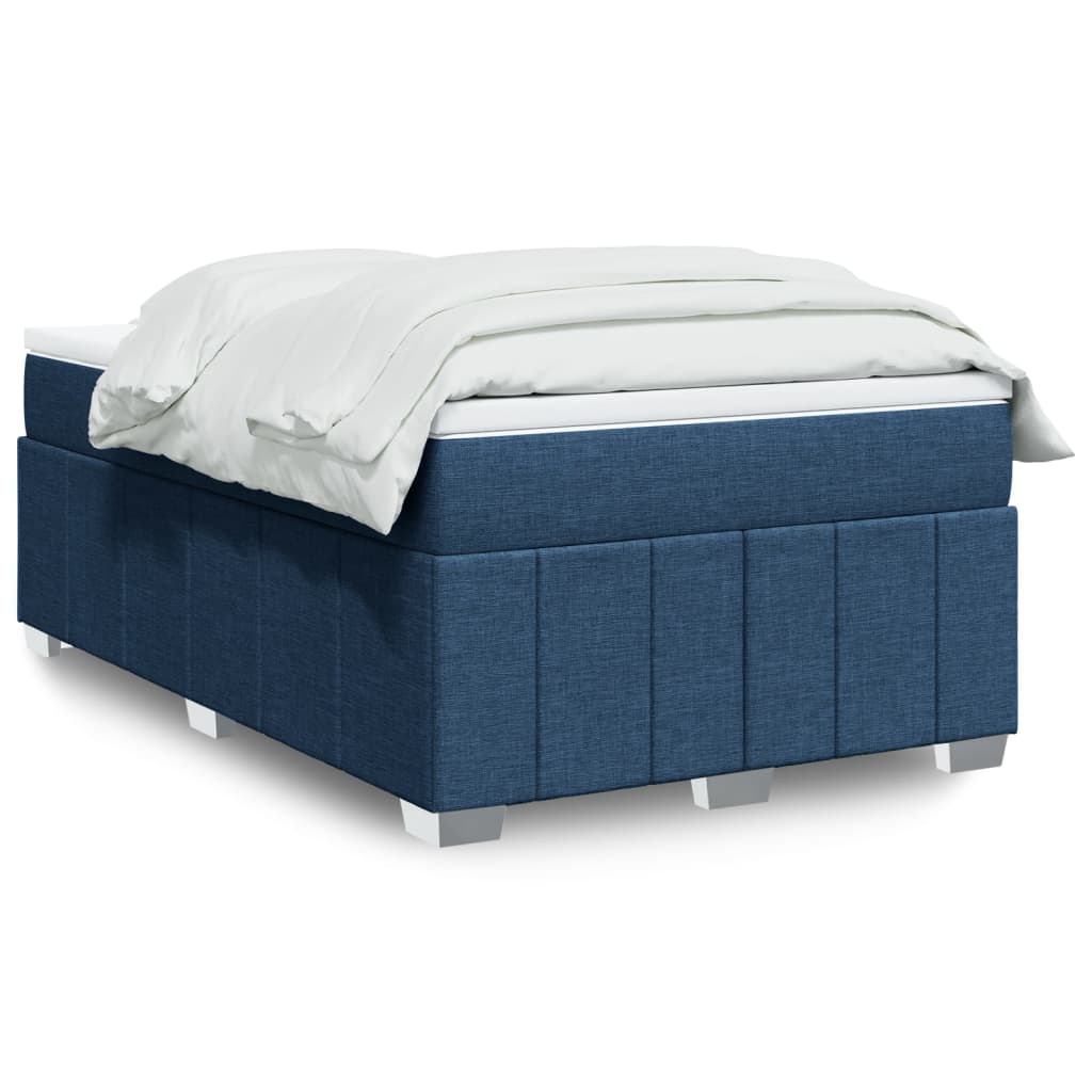 Boxspringbett mit Matratze Hellgrau 80x200 cm Stoff