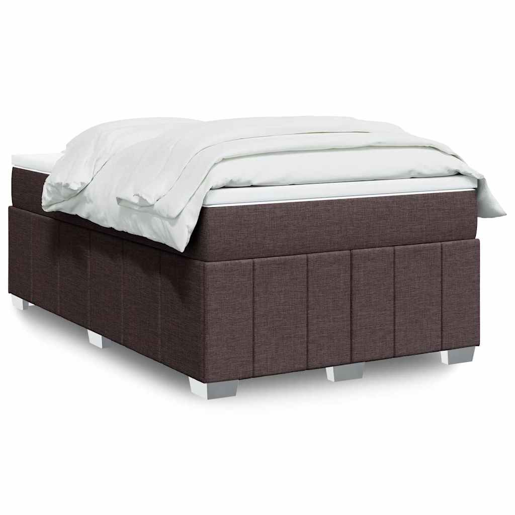 Boxspringbett mit Matratze Hellgrau 80x200 cm Stoff