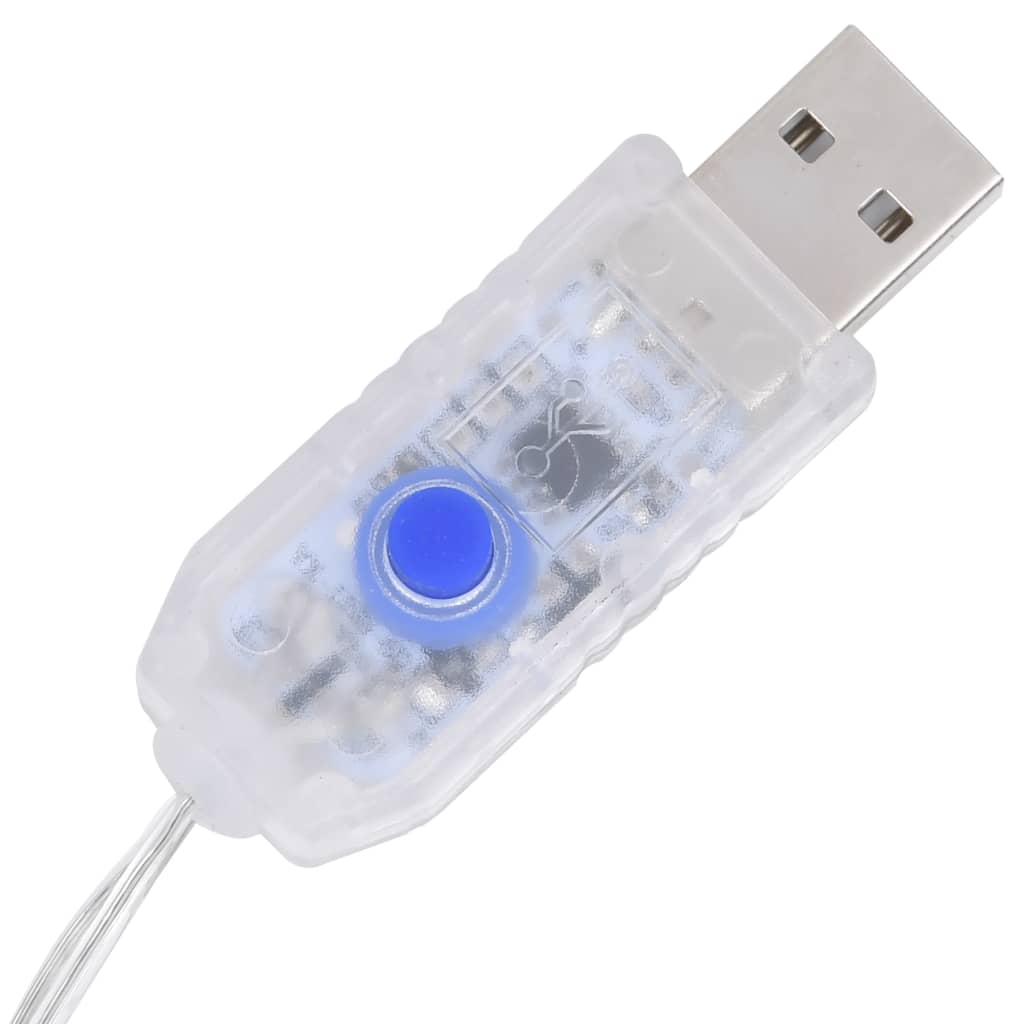 vidaXL LED-Rentier Fliegend Weihnachtsdeko 120 LEDs Weiß Kaltweiß