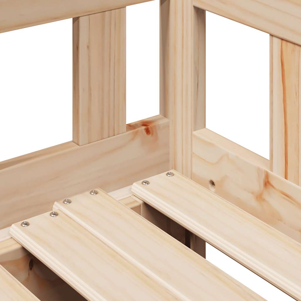 vidaXL Tagesbett Ausziehbar mit Schubladen ohne Matratze 90x200 cm