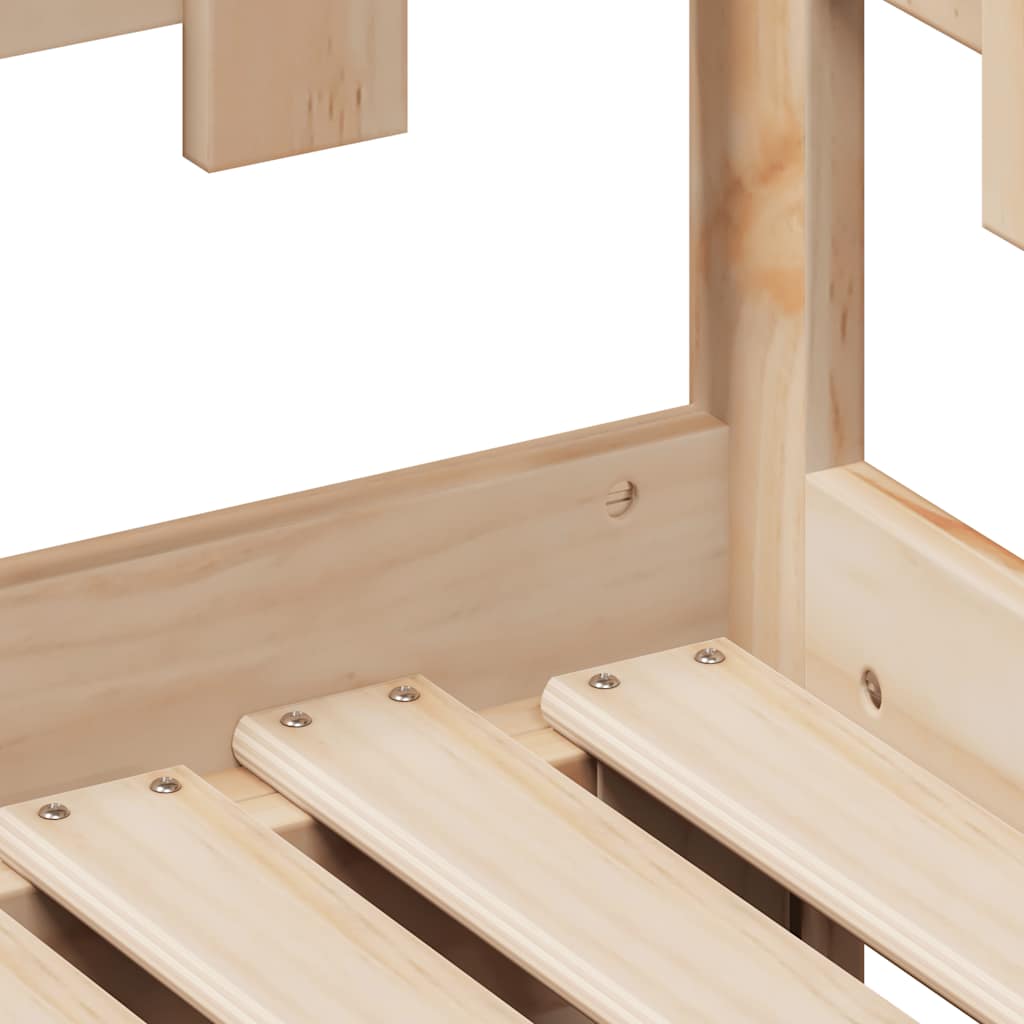 vidaXL Tagesbett Ausziehbar mit Schubladen ohne Matratze 80x200 cm