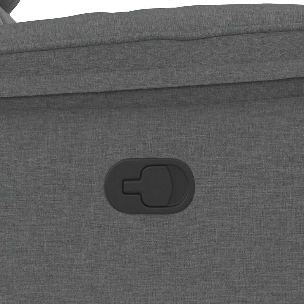 vidaXL Relaxsessel, Stoff, Dunkelgrau