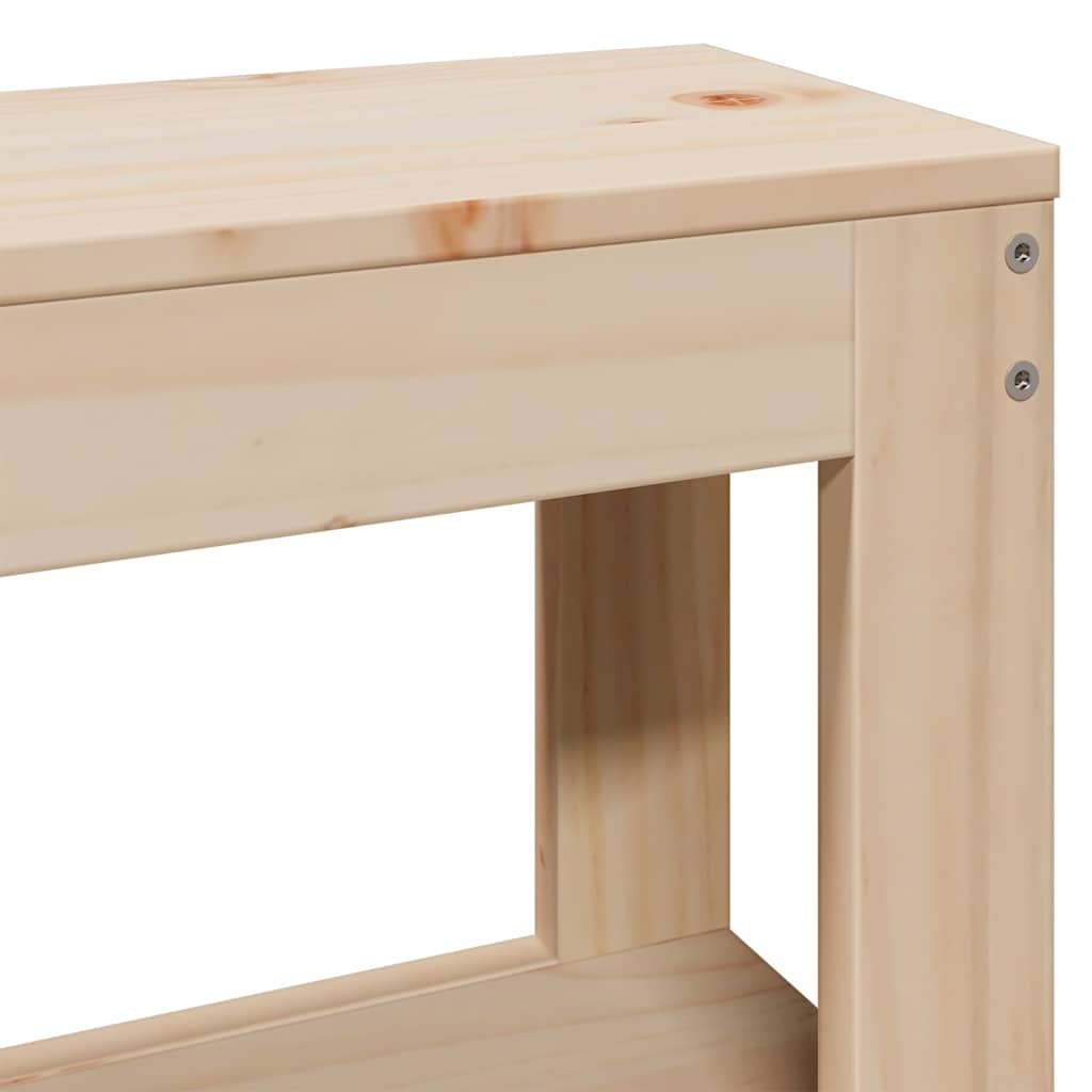 vidaXL Massivholzbett ohne Matratze 90x190 cm Kiefer