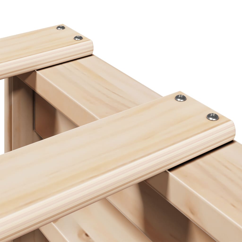 vidaXL Massivholzbett ohne Matratze 90x200 Kiefernholz