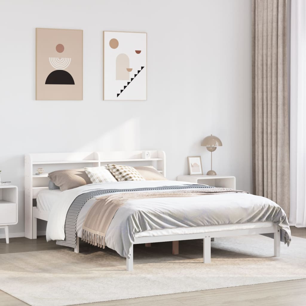 Massivholzbett ohne Matratze 75x190 cm Kiefernholz