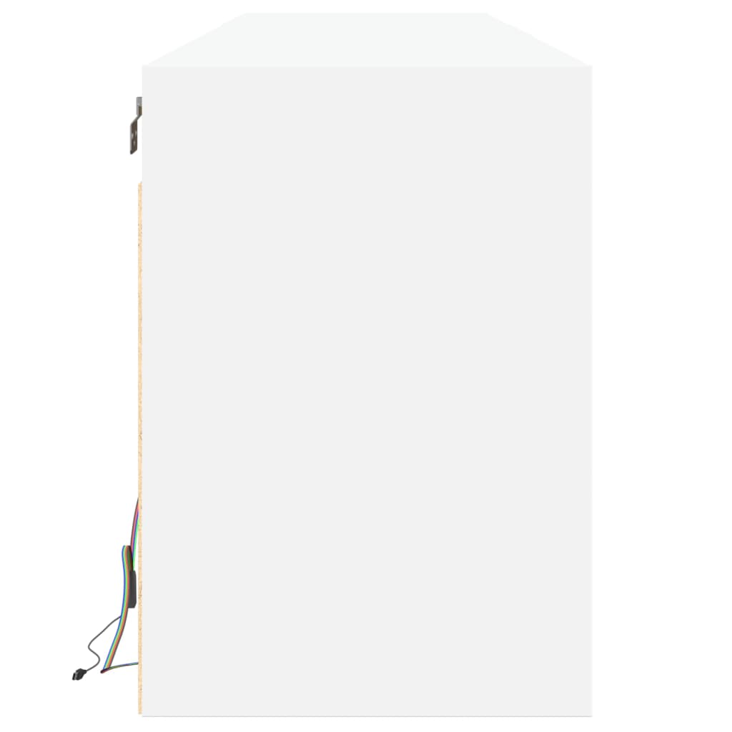 vidaXL TV-Wandschrank mit LED Weiß 180x31x45 cm