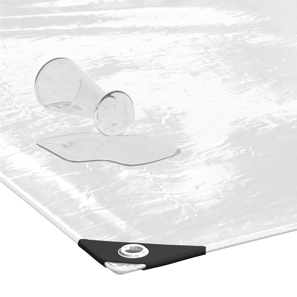 vidaXL Pflanzenabdeckung mit Ösen 1x6 m PVC