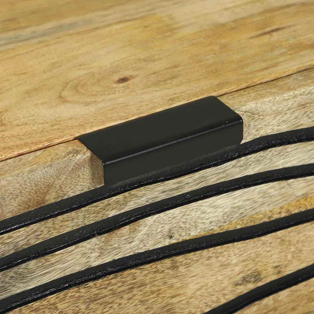 vidaXL Badezimmermöbel-Set mit Schubladen 3 pcs Braun Holzwerkstoff