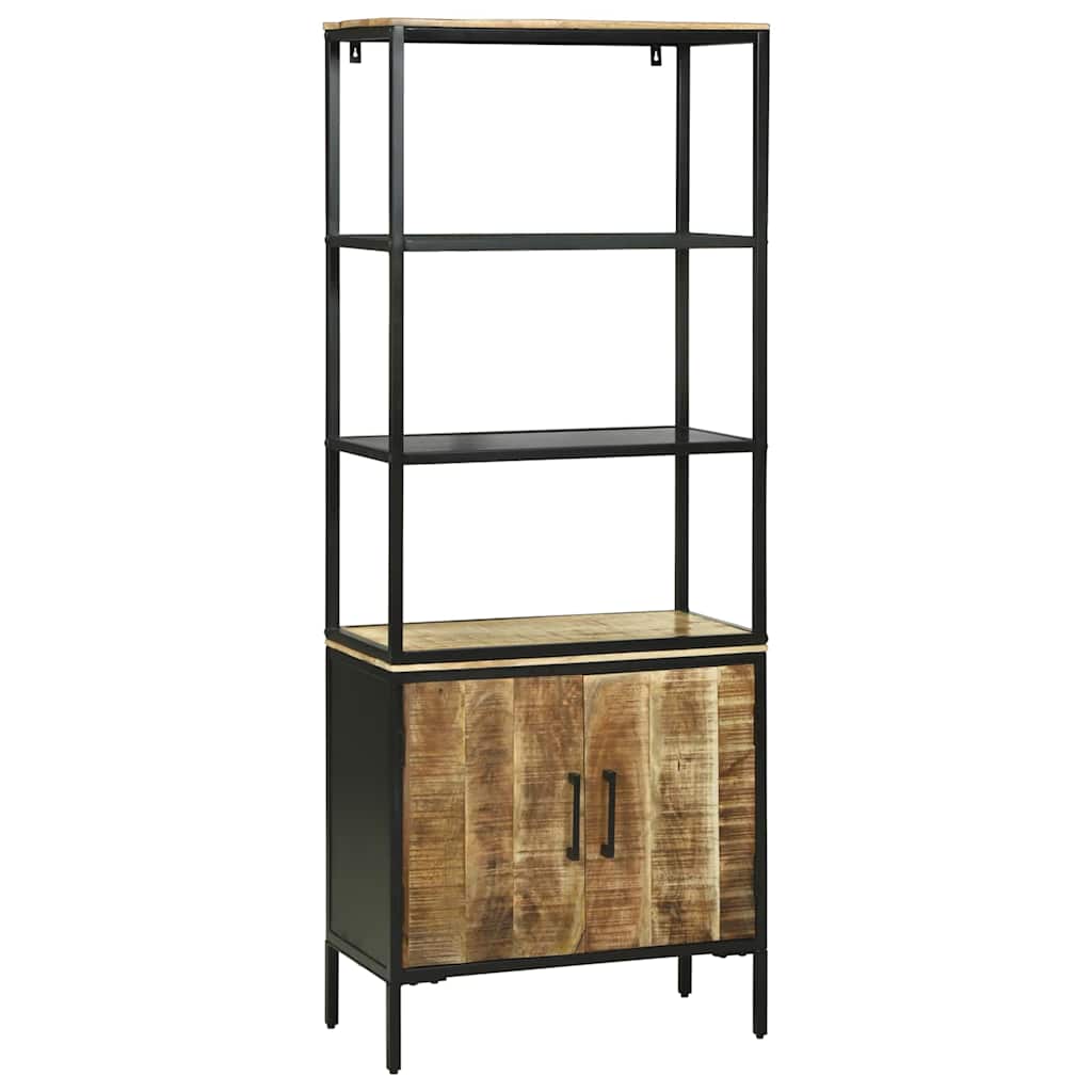 vidaXL Highboard Braun 70 x 35 x 180 cm Massivholz Mango