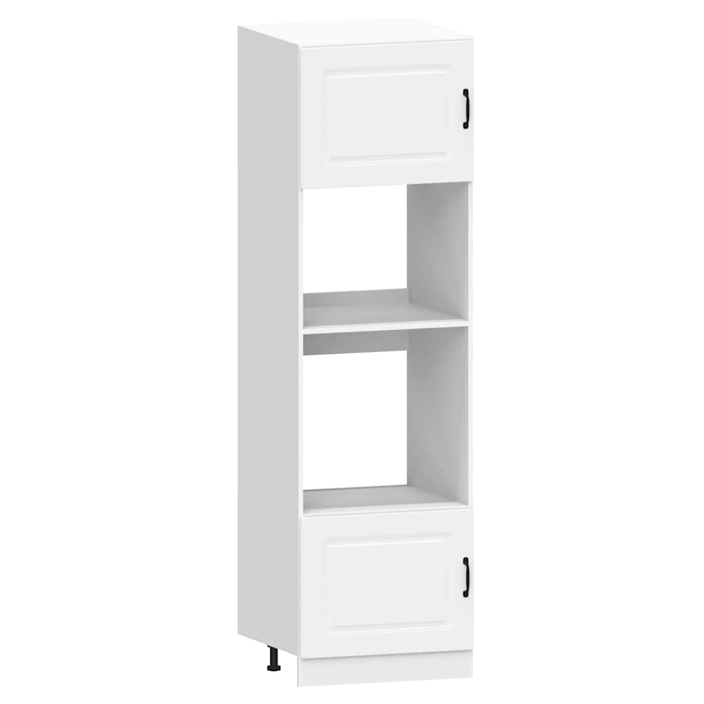 vidaXL 7-tlg. Küchenschrank-Set Kalmar Weiß Holzwerkstoff