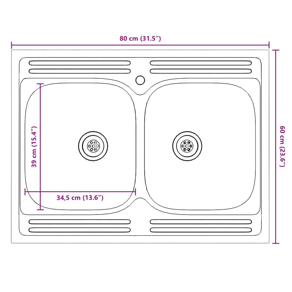 vidaXL Küchenschrank Kalmar Beton Grau 80 x 46 x 81.5 cm Holzwerkstoff