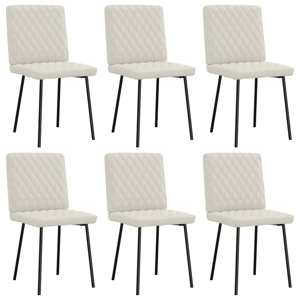 vidaXL Esszimmerstühle 4 Stk. Hellgrau Samt