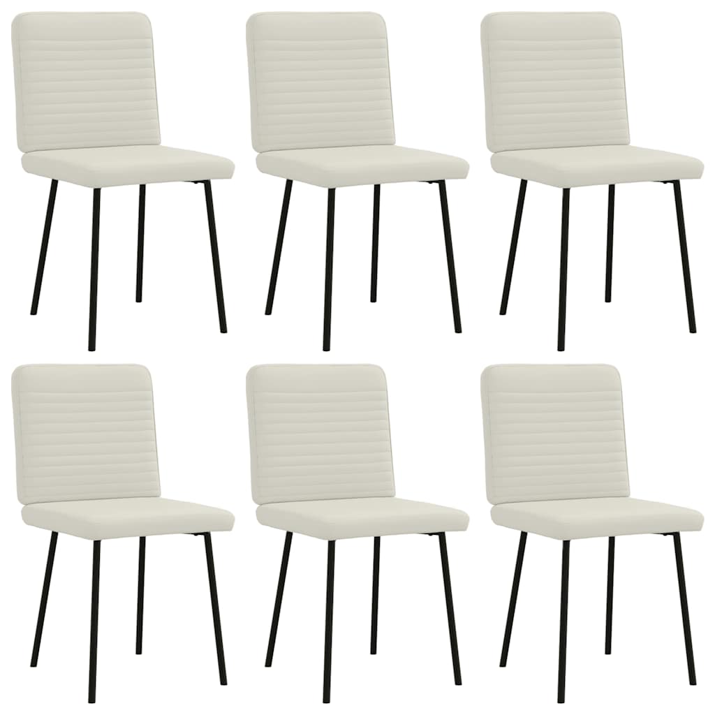 vidaXL Esszimmerstühle 4 Stk. Hellgrau Samt