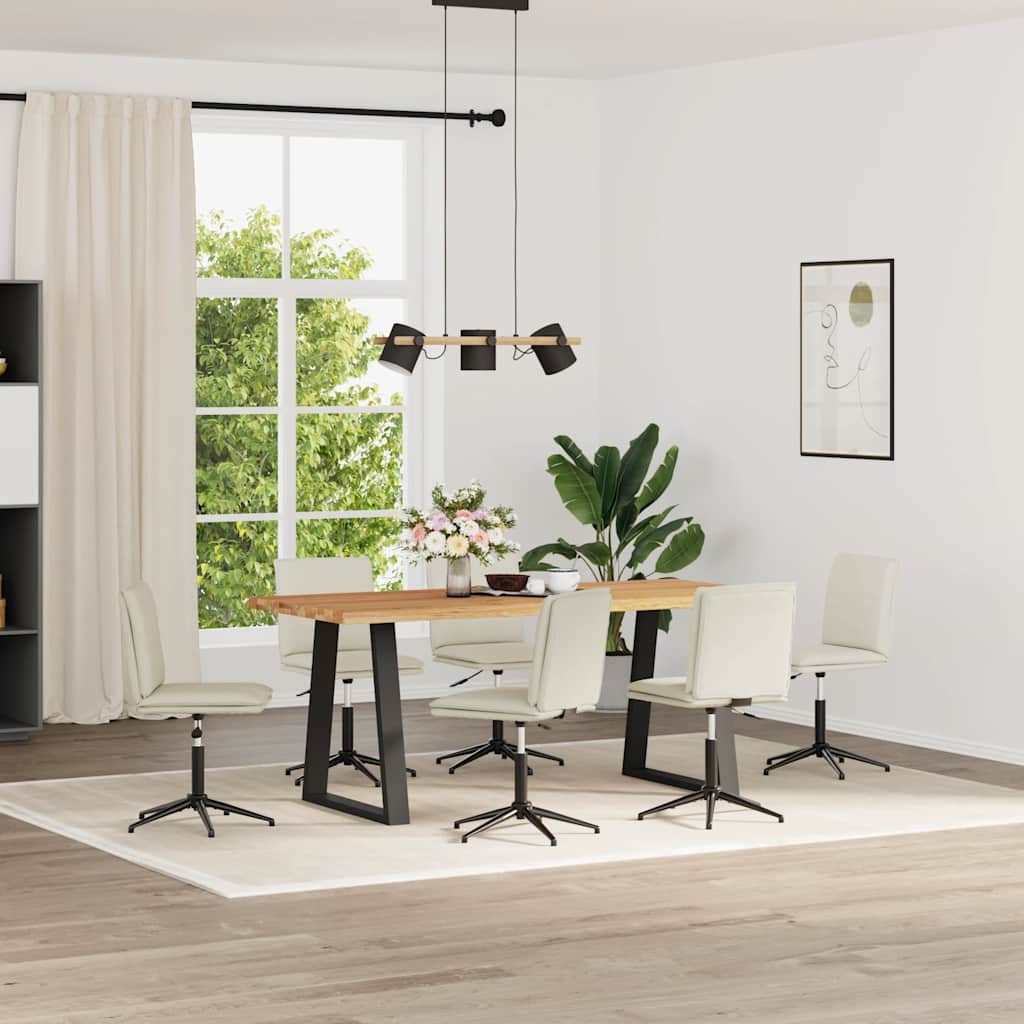 vidaXL Esszimmerstühle 2 Stk. Hellgrau Samt