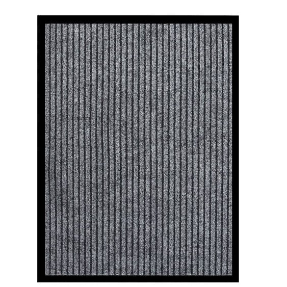 vidaXL Fußmatte Beige Gestreift 40x60 cm
