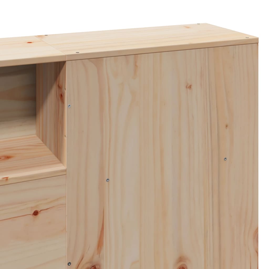 vidaXL Massivholzbett ohne Matratze 200x200 cm Kiefer