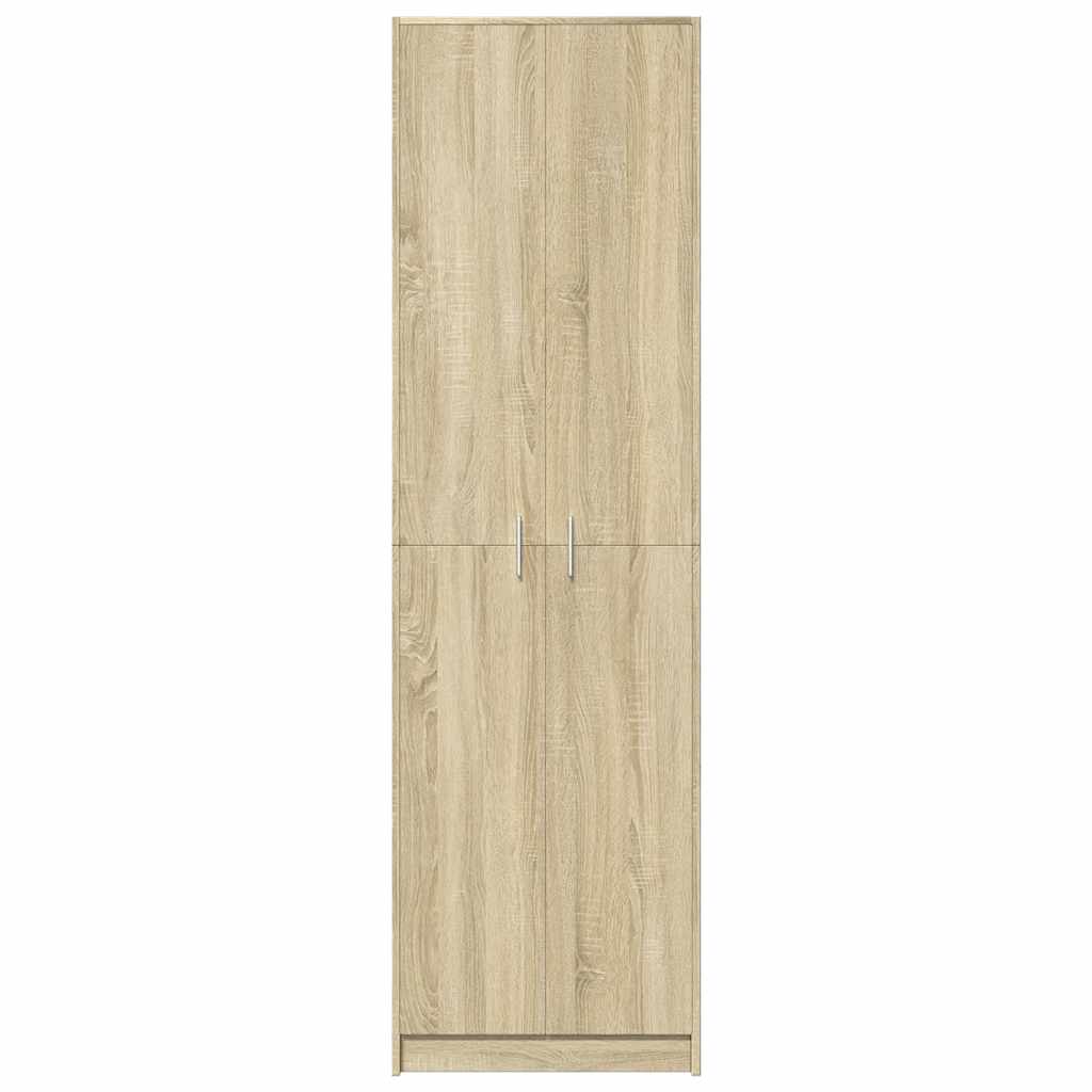 vidaXL Garderobenschrank Sonoma-Eiche 55x25x189 cm Holzwerkstoff