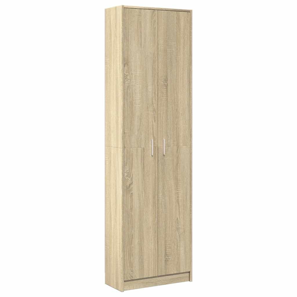 vidaXL Garderobenschrank Sonoma-Eiche 55x25x189 cm Holzwerkstoff