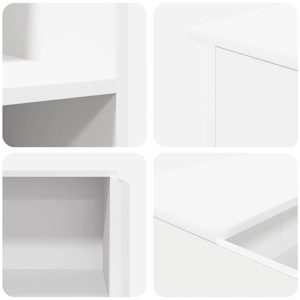 vidaXL Empfangstresen Weiß 100 x 50 x 103,5 cm Holzwerkstoff