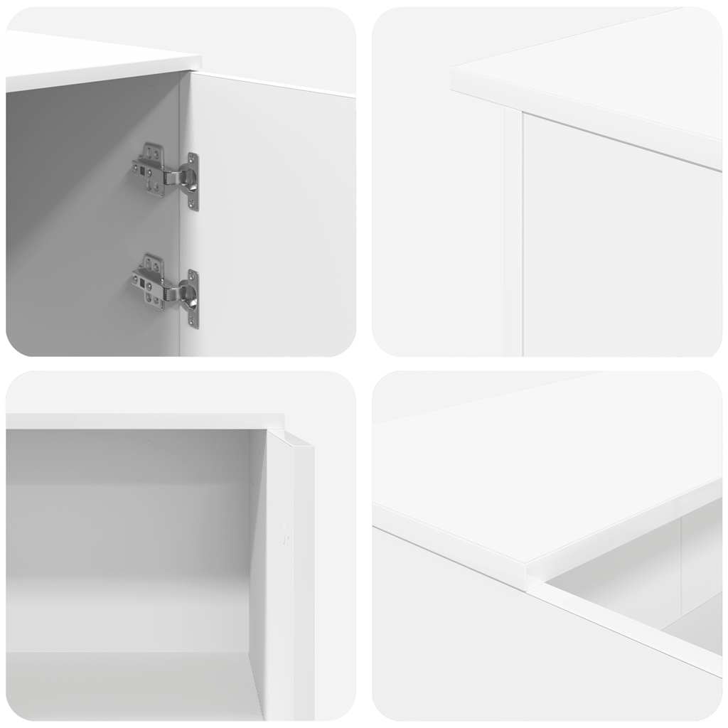 vidaXL Empfangstresen Weiß 180 x 50 x 103,5 cm Holzwerkstoff