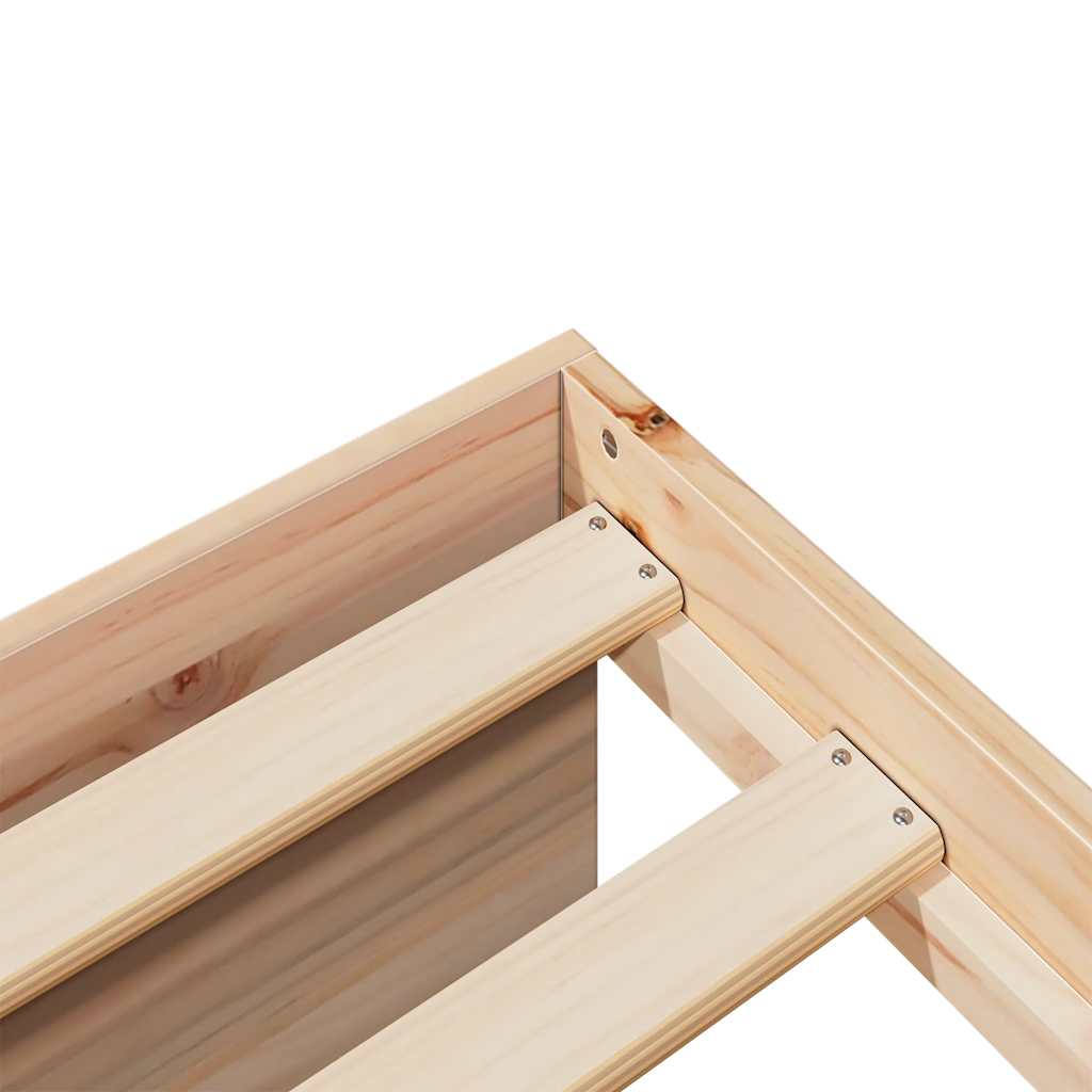 vidaXL Tagesbett mit Matratze 100x200 cm Massivholz Kiefer