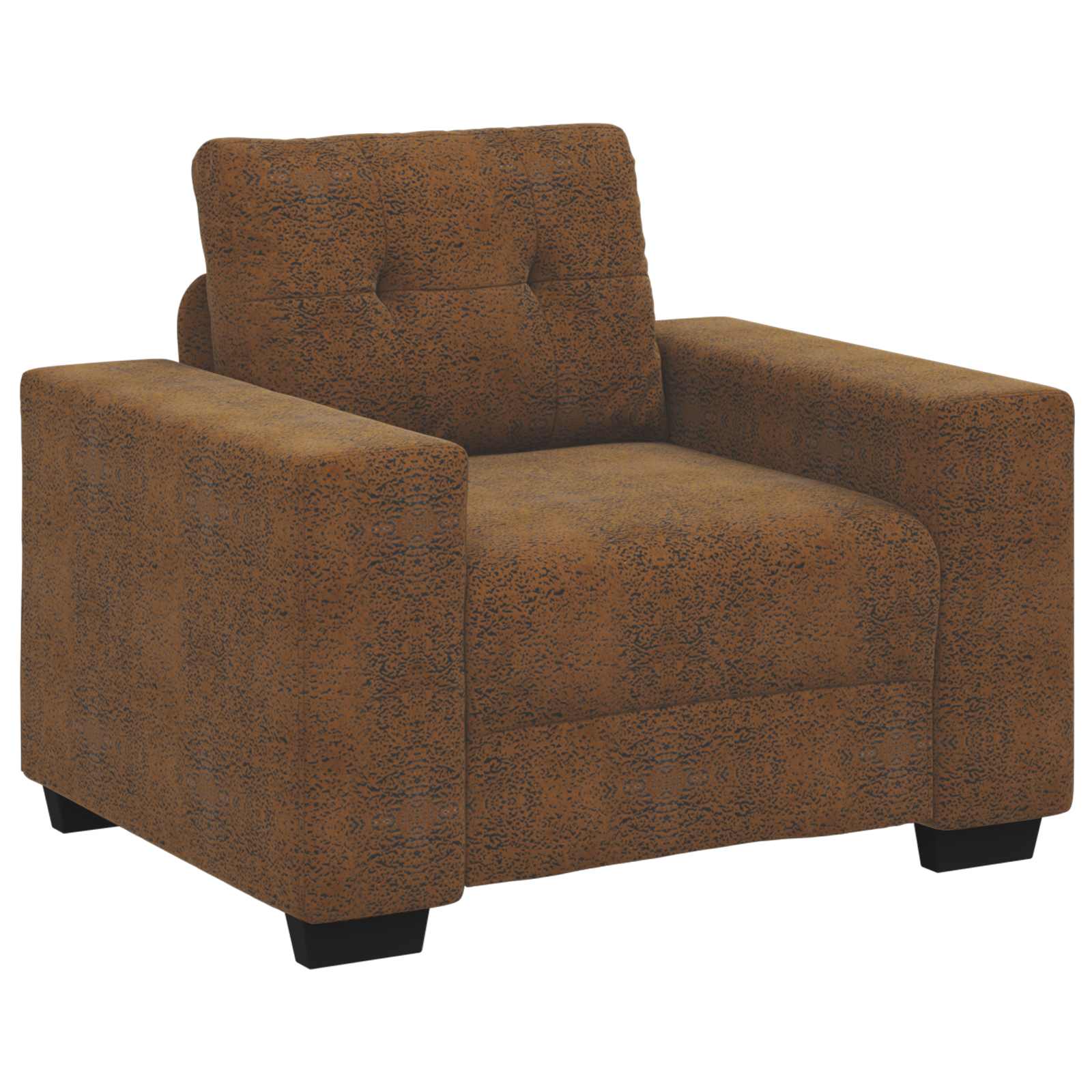 vidaXL Sofa 3 pcs Braun Kunstleder