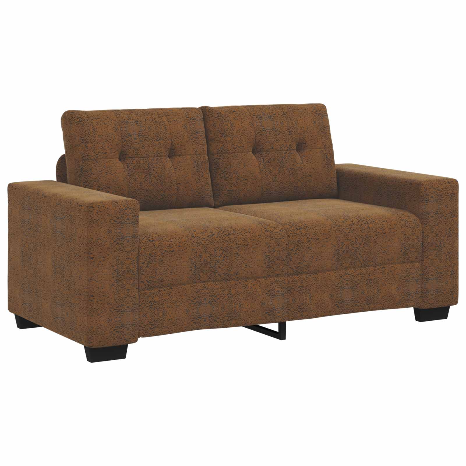 vidaXL Sofa 3 pcs Braun Kunstleder