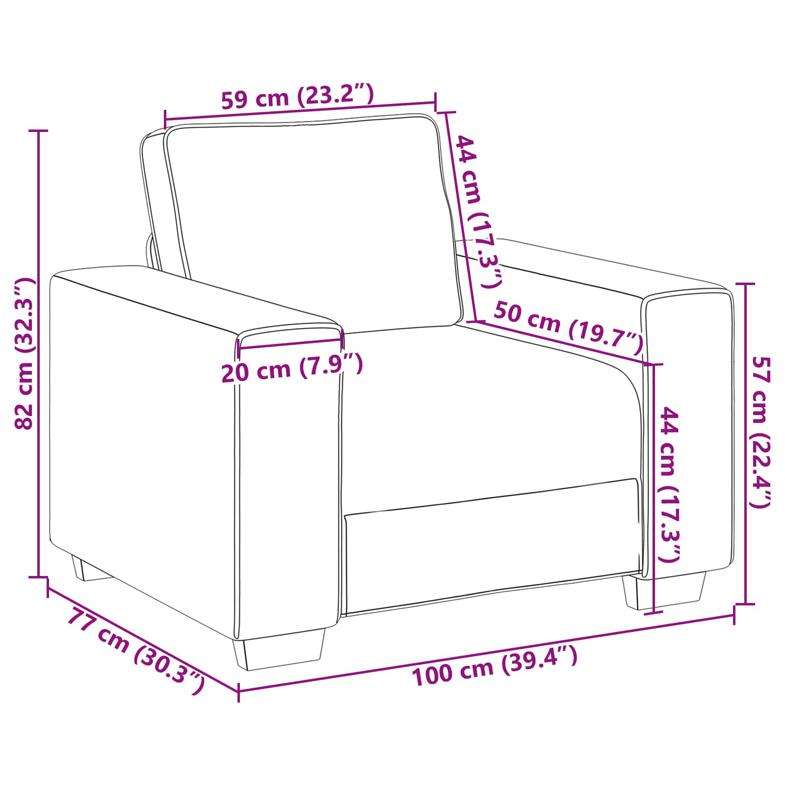 vidaXL Sofa 3 pcs Hellgrau Stoff