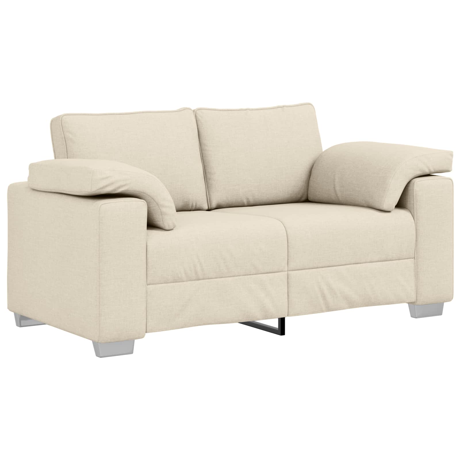 vidaXL Sofa Set 2 pcs Hellgrau 219 x 77 x 82 cm Stoff