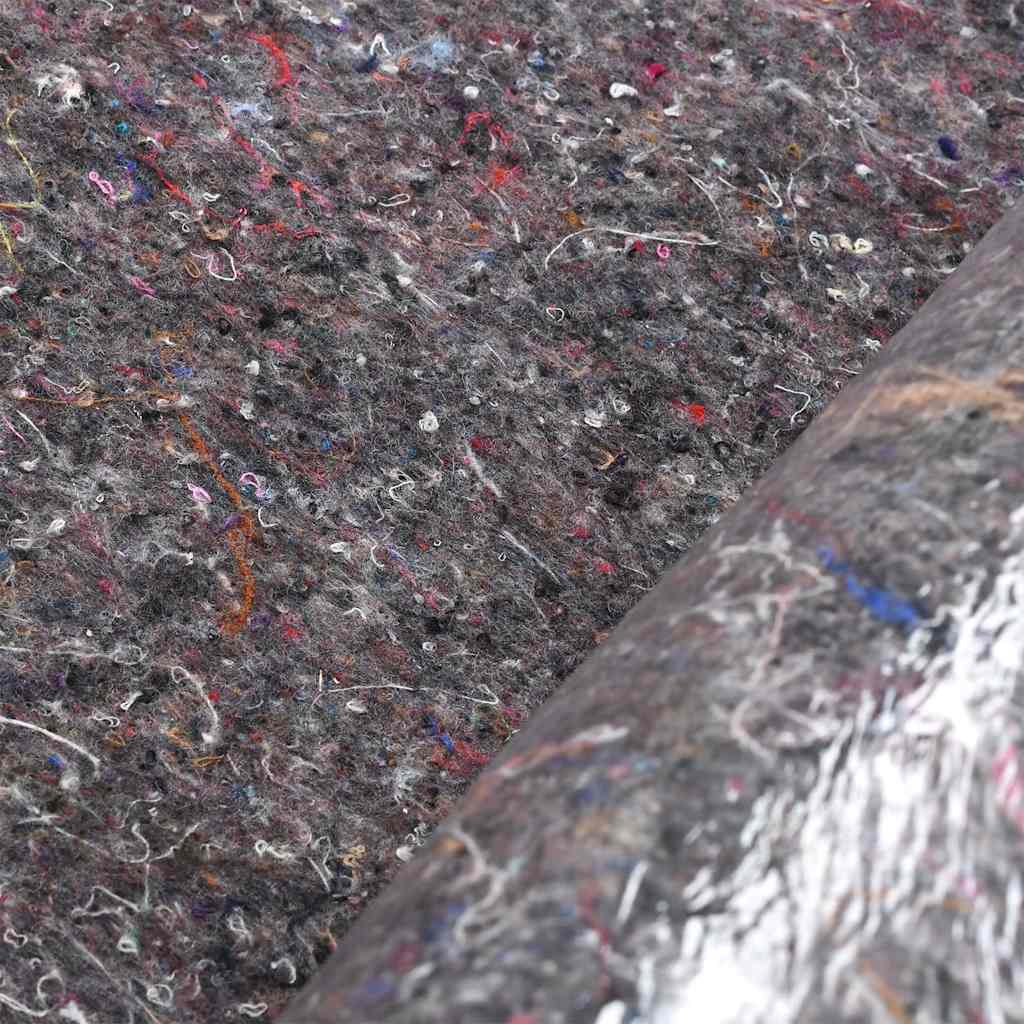 vidaXL Rutschfeste Malervliese 2 Stk. 5 m 220 g/m² Grau