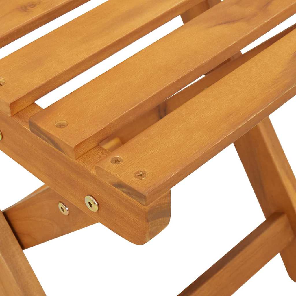 Gartenstuhl 4 pcs Öl-Natur 40 x 42 x 85 cm Massivholz Akazie