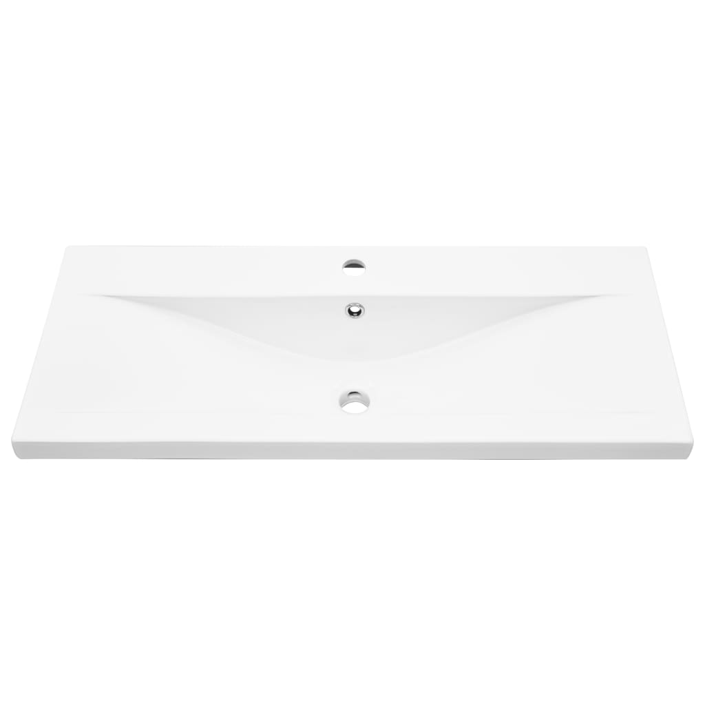 vidaXL 4-tlg. Badmöbel-Set Betongrau Holzwerkstoff