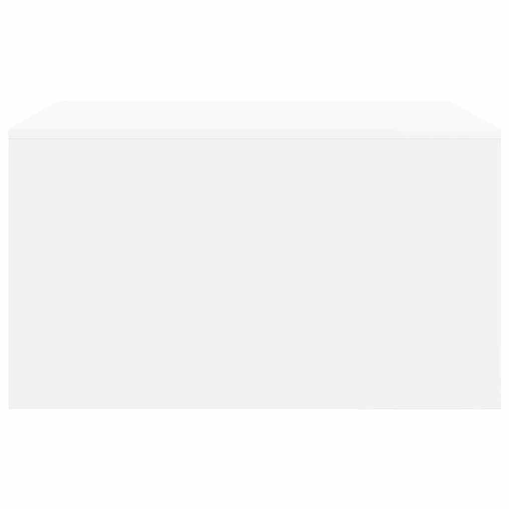 vidaXL Couchtisch mit Schubladen Weiß 70,5x70x40 cm