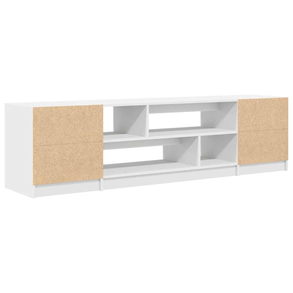 vidaXL TV-Schrank Weiß 188,5x41x50 cm Holzwerkstoff