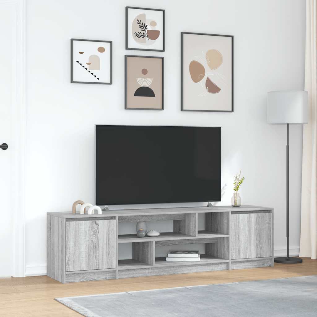 vidaXL TV-Schrank Weiß 188,5x41x50 cm Holzwerkstoff