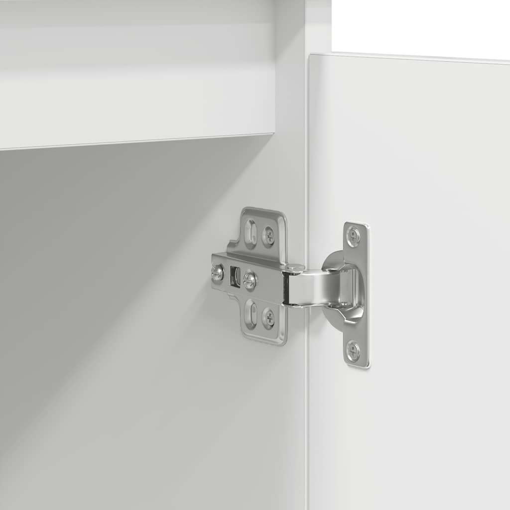 vidaXL Sideboard mit Schubladen Weiß 100,5x35x98,5 cm Holzwerkstoff