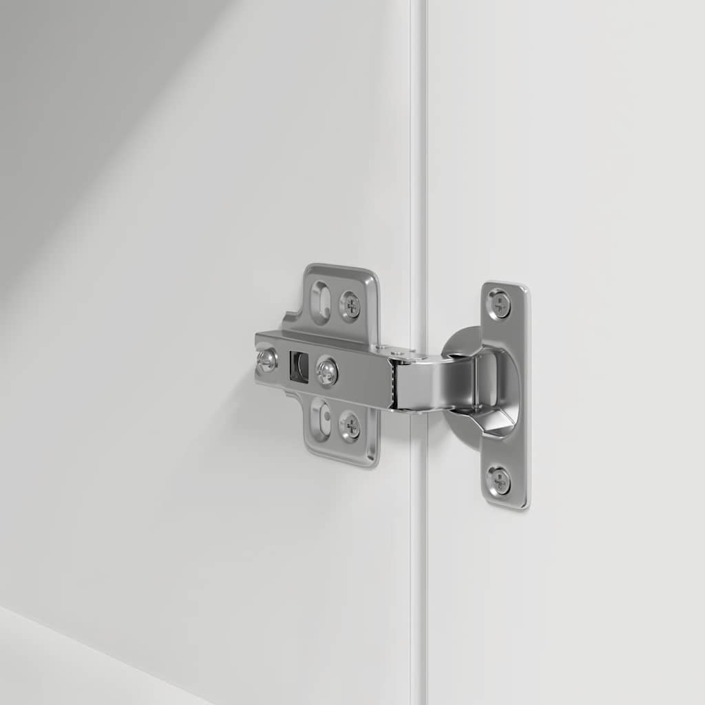 vidaXL Highboard Weiß 50x35x180 cm Holzwerkstoff