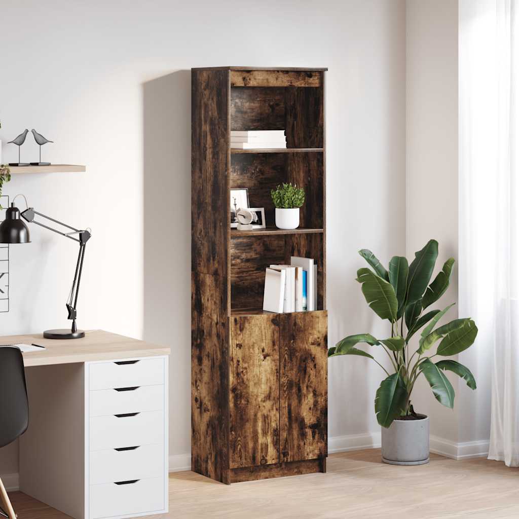 vidaXL Highboard Weiß 50x35x180 cm Holzwerkstoff