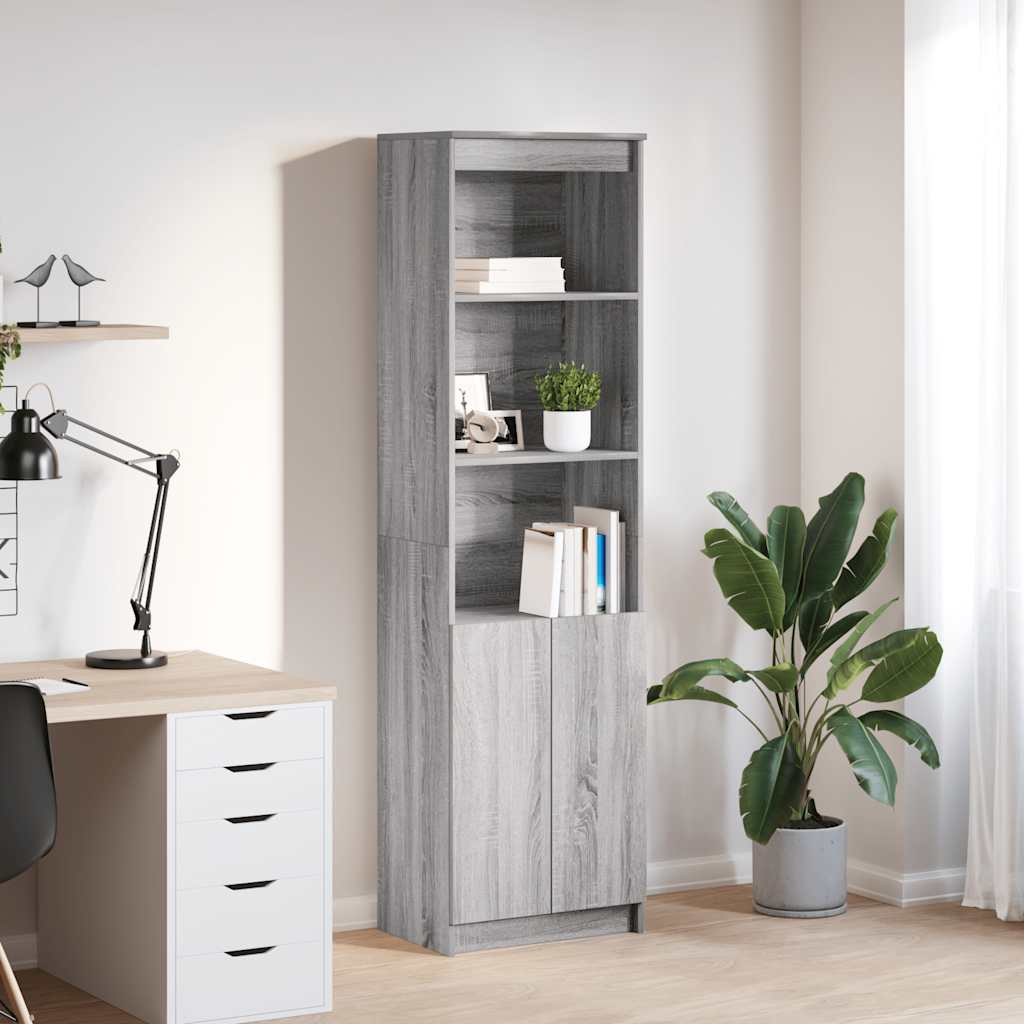 vidaXL Highboard Weiß 50x35x180 cm Holzwerkstoff